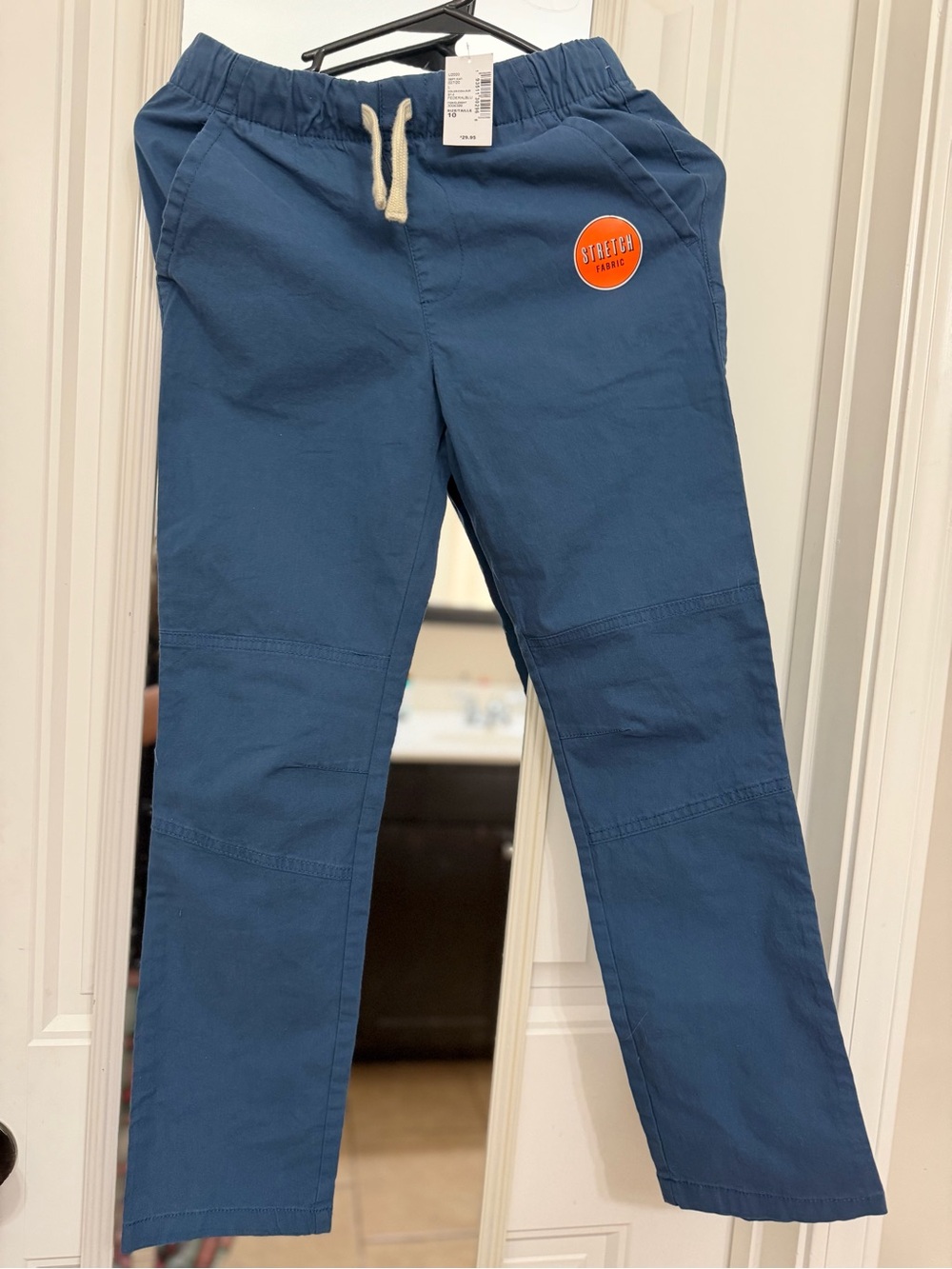 The Children's Place Blue Stretch Twill Jogger Pants